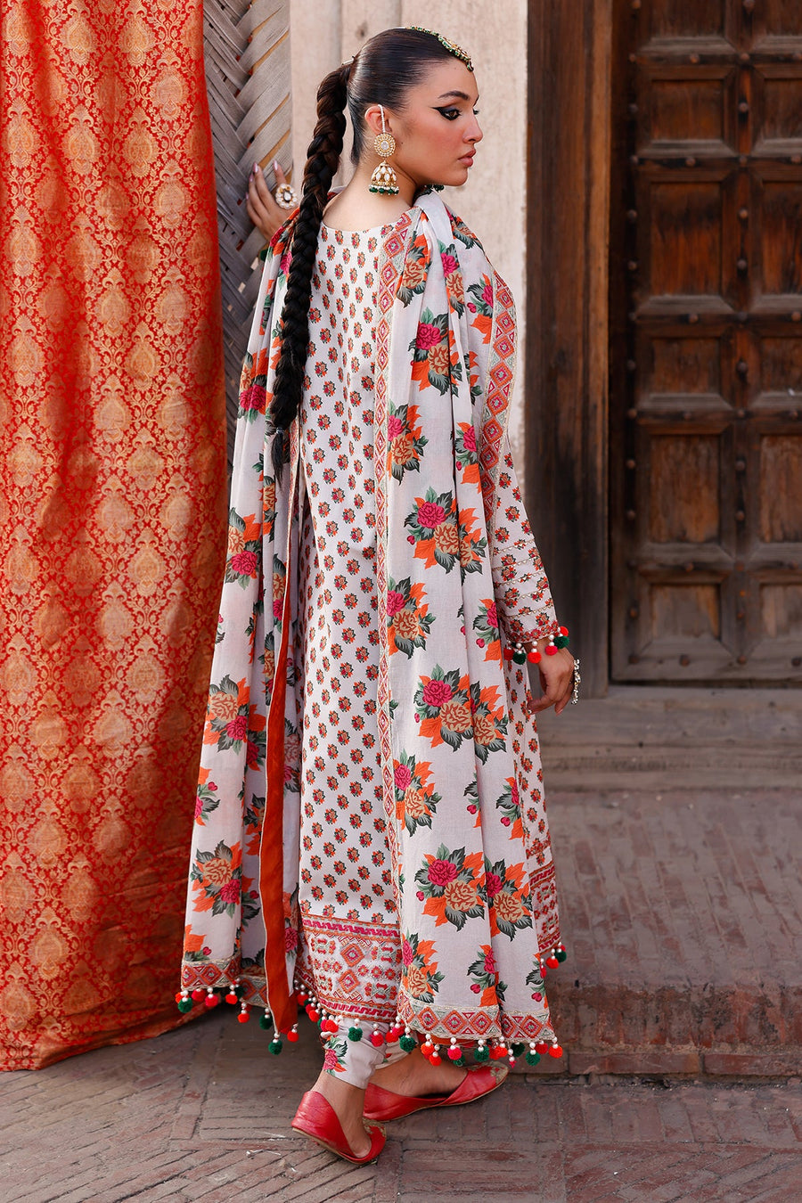 Charizma Summer Lawn Unstitched Embroidered 3Pc Suit CH6-06