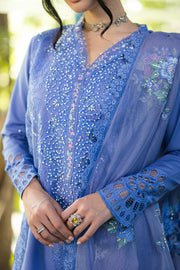 Mushq Orient Express Embroidered Lawn Unstitched 3Pc Suit MSF-03 Charme