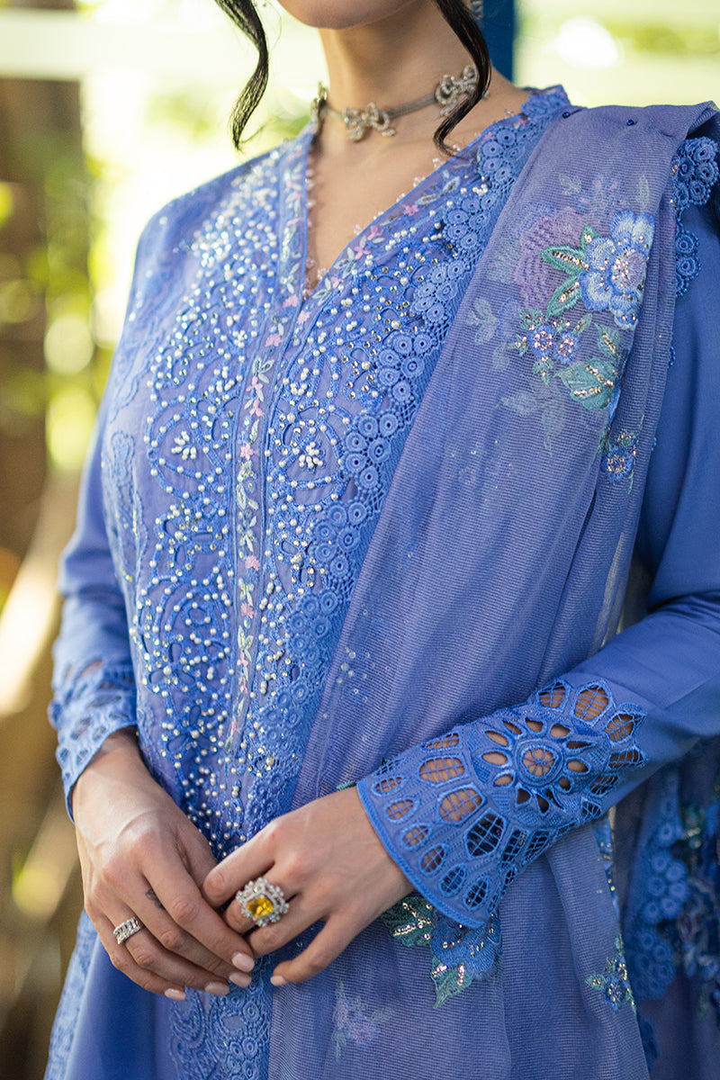 Mushq Orient Express Embroidered Lawn Unstitched 3Pc Suit MSF-03 Charme