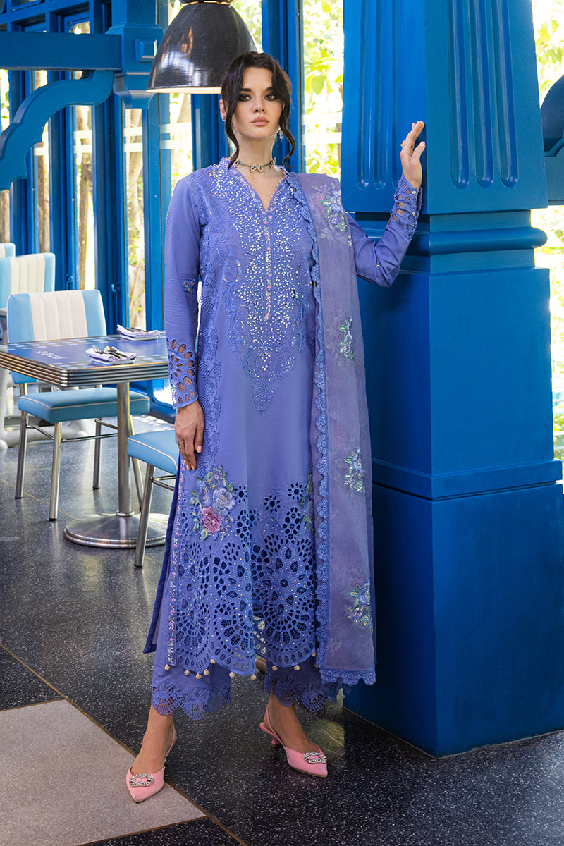 Mushq Orient Express Embroidered Lawn Unstitched 3Pc Suit MSF-03 Charme