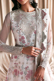 Zarif Siraya Printed Formal Unstitched 3Pc Net Suit - CHASHNI