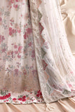 Zarif Siraya Printed Formal Unstitched 3Pc Net Suit - CHASHNI