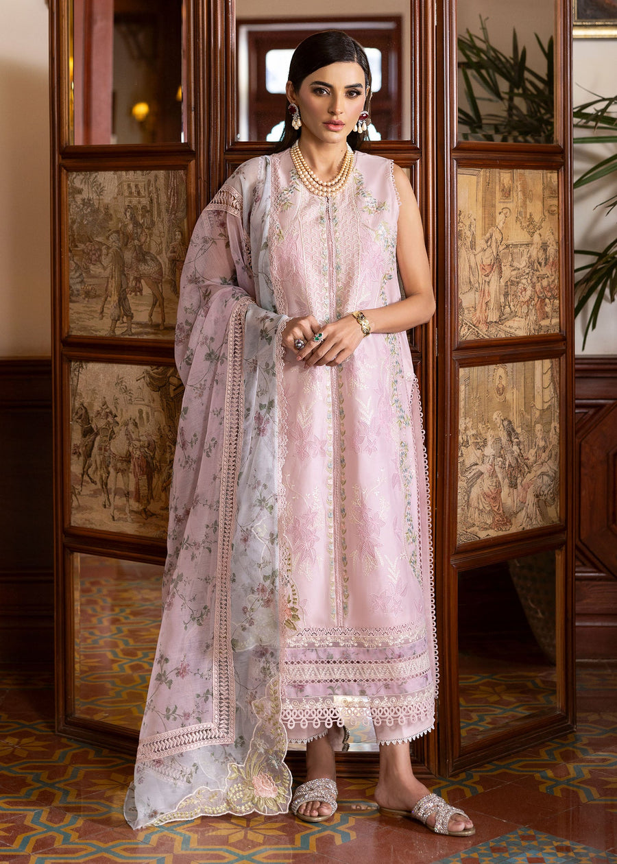 Saira Shakira Bloom Unstitched Lawn 3Pc Suit SS-25-03A CHLOE