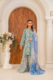 Feathers Premium Printed Lawn Unstitched 3Pc Suit CHROMEX-FT706