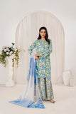 Feathers Premium Printed Lawn Unstitched 3Pc Suit CHROMEX-FT706