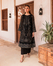 Xenia Formals Unstitched Luxury Embroidered Chiffon 3Pc Suit - CIYA