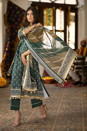Gul Ahmed Chunri Embroidered Lawn Unstitched 3Pc Suit CL-42003B