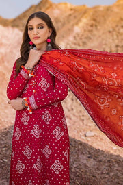 Gul Ahmed Chunri Embroidered Lawn Unstitched 3Pc Suit CL-42006