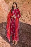 Gul Ahmed Chunri Embroidered Lawn Unstitched 3Pc Suit CL-42006