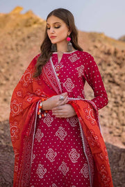 Gul Ahmed Chunri Embroidered Lawn Unstitched 3Pc Suit CL-42006