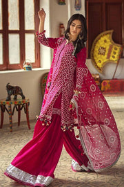 Gul Ahmed Chunri Embroidered Lawn Unstitched 3Pc Suit CL-42008B