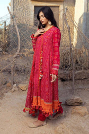 Gul Ahmed Chunri Embroidered Lawn Unstitched 3Pc Suit CL-42009A