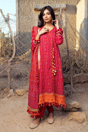 Gul Ahmed Chunri Embroidered Lawn Unstitched 3Pc Suit CL-42009A