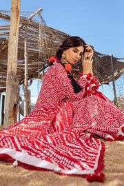 Gul Ahmed Chunri Embroidered Lawn Unstitched 3Pc Suit CL-42010A