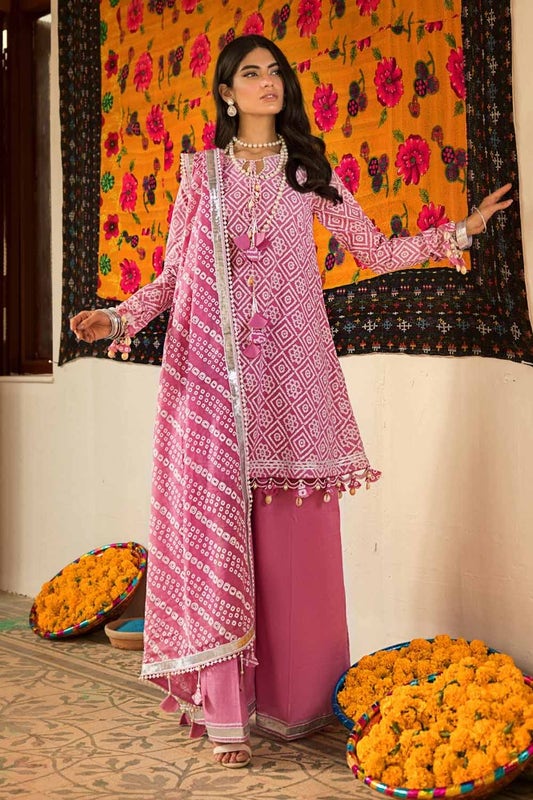 Gul Ahmed Chunri Embroidered Lawn Unstitched 3Pc Suit CL-42010B