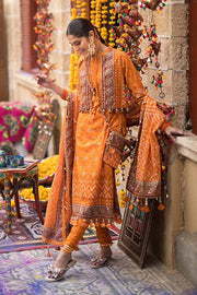 Gul Ahmed Chunri Embroidered Lawn Unstitched 3Pc Suit CL-42013B