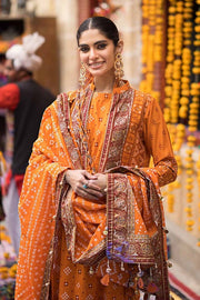 Gul Ahmed Chunri Embroidered Lawn Unstitched 3Pc Suit CL-42013B