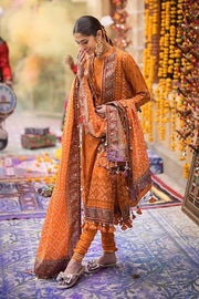 Gul Ahmed Chunri Embroidered Lawn Unstitched 3Pc Suit CL-42013B