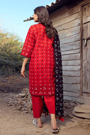Gul Ahmed Chunri Embroidered Lawn Unstitched 3Pc Suit CL-42016A