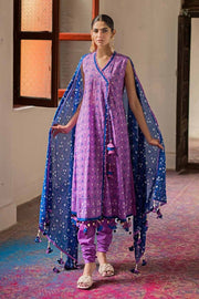 Gul Ahmed Chunri Embroidered Lawn Unstitched 3Pc Suit CL-42016B