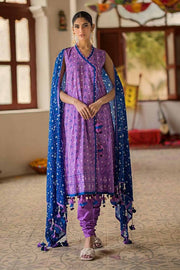 Gul Ahmed Chunri Embroidered Lawn Unstitched 3Pc Suit CL-42016B
