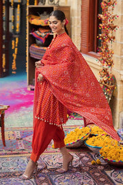Gul Ahmed Chunri Embroidered Lawn Unstitched 3Pc Suit CL-42017B