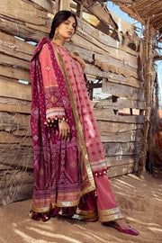 Gul Ahmed Chunri Embroidered Lawn Unstitched 3Pc Suit CL-42032A