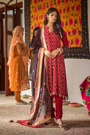 Gul Ahmed Chunri Embroidered Lawn Unstitched 3Pc Suit CL-42032B