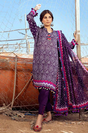 Gul Ahmed Chunri Embroidered Lawn Unstitched 3Pc Suit CL-42033A