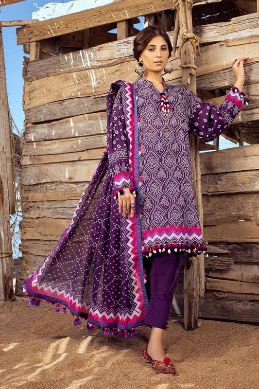 Gul Ahmed Chunri Embroidered Lawn Unstitched 3Pc Suit CL-42033A Gul Ahmed Chunri Embroidered Lawn Unstitched 3Pc Suit CL-42033A