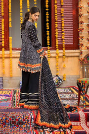 Gul Ahmed Chunri Embroidered Lawn Unstitched 3Pc Suit CL-42033B