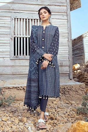 Gul Ahmed Chunri Embroidered Lawn Unstitched 3Pc Suit CL-42035A