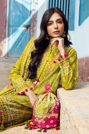 Gul Ahmed Chunri Embroidered Lawn Unstitched 3Pc Suit CL-42036A