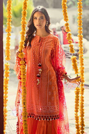 Gul Ahmed Chunri Embroidered Lawn Unstitched 3Pc Suit CL-42036B
