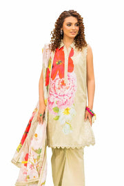 Gul Ahmed Printed Lawn Unstitched 3Pc Suit CL-42046A
