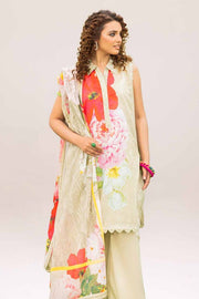 Gul Ahmed Printed Lawn Unstitched 3Pc Suit CL-42046A