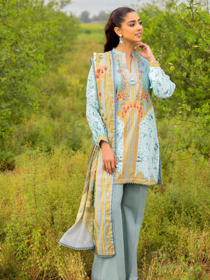 Gul Ahmed Printed Lawn Unstitched 3Pc Suit CL-42049B