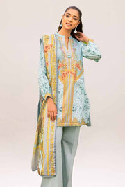 Gul Ahmed Printed Lawn Unstitched 3Pc Suit CL-42049B