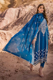 Gul Ahmed Chunri Embroidered Lawn Unstitched 3Pc Suit CL-42052