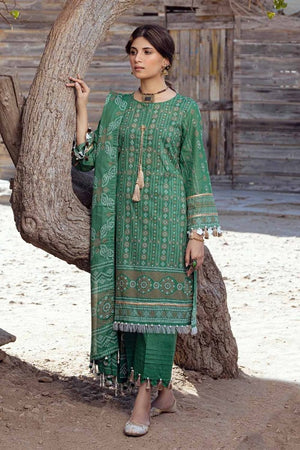 Gul Ahmed Chunri Embroidered Lawn Unstitched 3Pc Suit CL-42060A