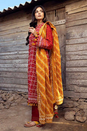 Gul Ahmed Chunri Embroidered Lawn Unstitched 3Pc Suit CL-42061A
