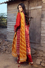 Gul Ahmed Chunri Embroidered Lawn Unstitched 3Pc Suit CL-42061A