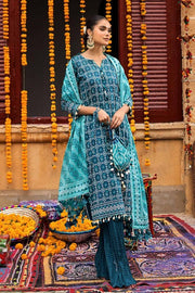 Gul Ahmed Chunri Embroidered Lawn Unstitched 3Pc Suit CL-42061B