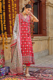 Gul Ahmed Chunri Embroidered Lawn Unstitched 3Pc Suit CL-42062B