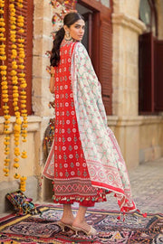 Gul Ahmed Chunri Embroidered Lawn Unstitched 3Pc Suit CL-42062B