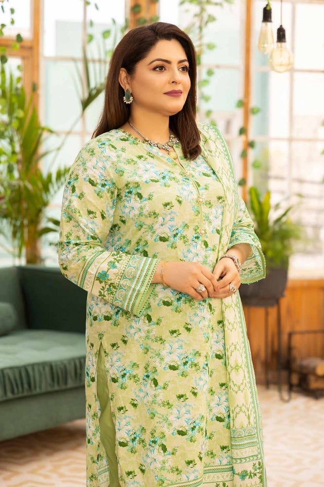 Gul Ahmed Mothers Printed Lawn Unstitched 3Pc Suit CL-42077B