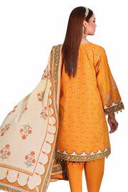 Gul Ahmed Embroidered Lawn Unstitched 3Pc Suit CL-42102