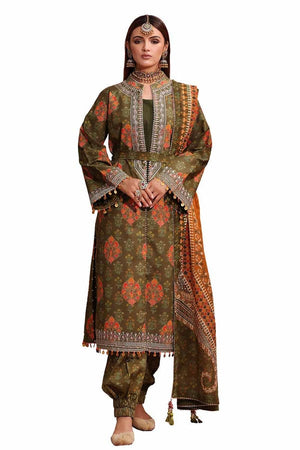 Gul Ahmed Embroidered Lawn Unstitched 3Pc Suit CL-42104