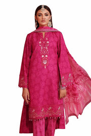 Gul Ahmed Embroidered Lawn Unstitched 3Pc Suit CL-42106
