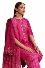 Gul Ahmed Embroidered Lawn Unstitched 3Pc Suit CL-42106